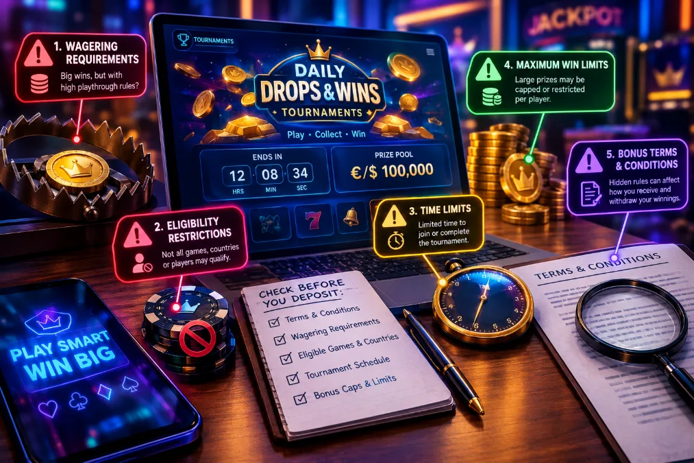 Casino Drops and Tournaments: Scoring, Prize Conditions and Cost